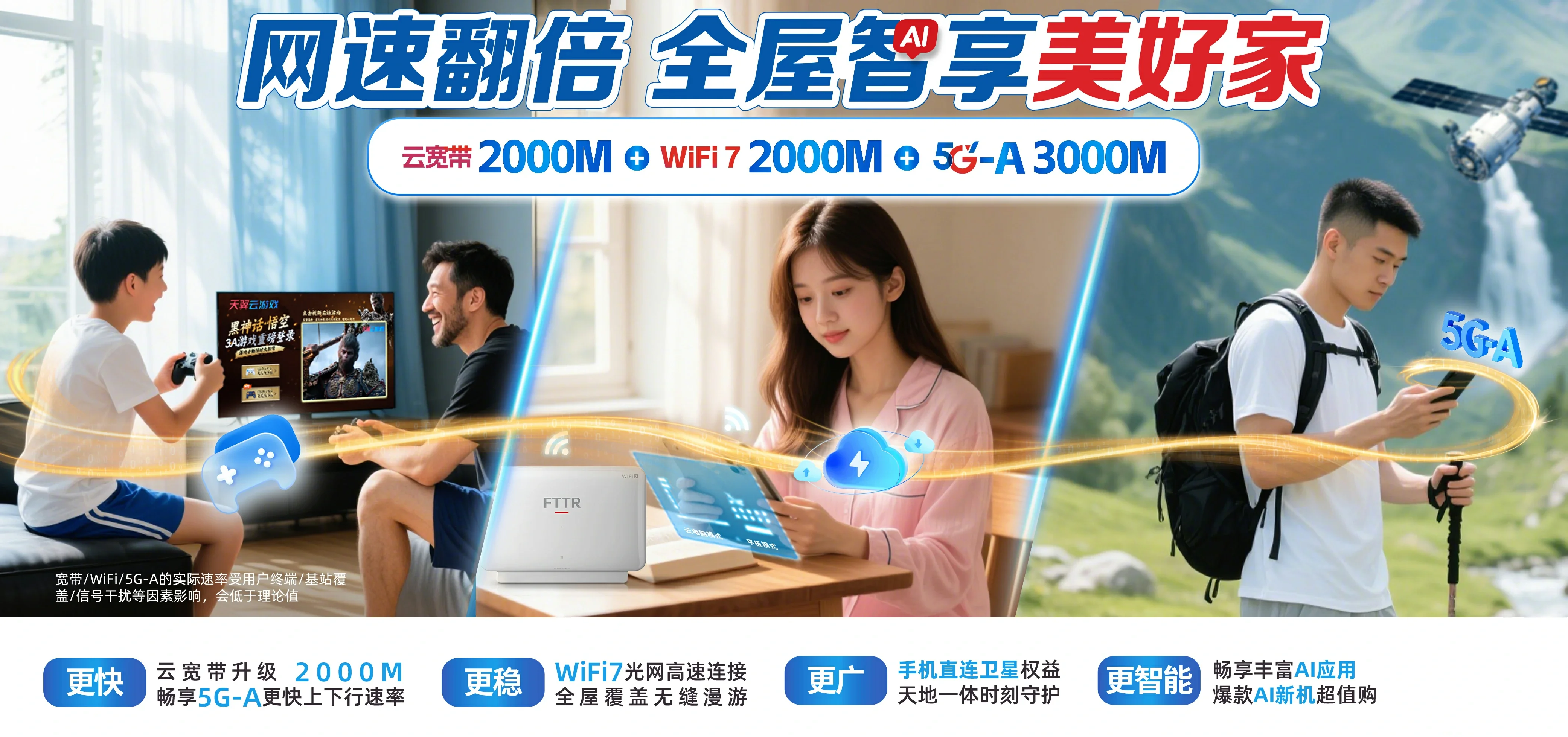 中国电信 古交市电信宽带 宽带套餐
